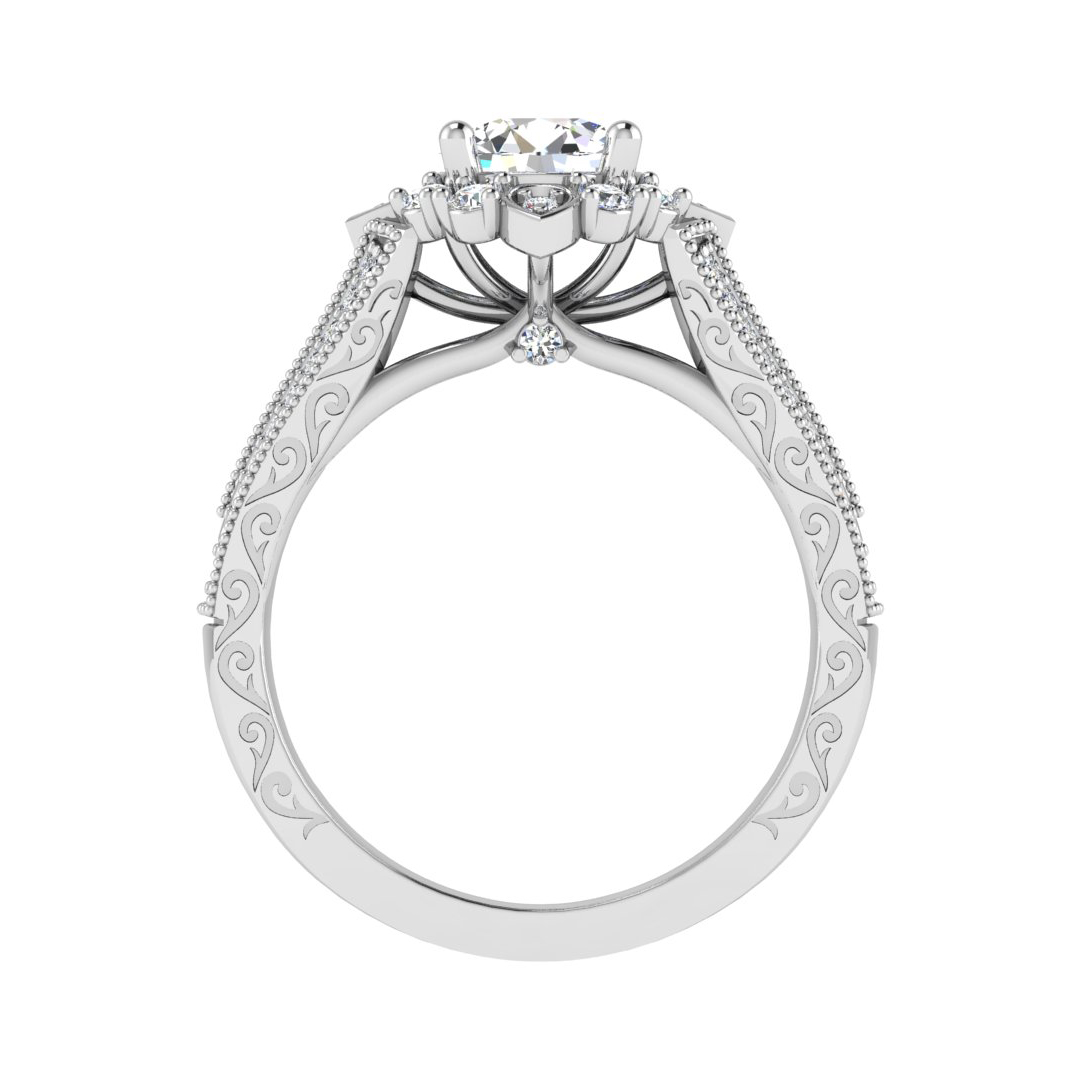 Logan Halo Engagement Ring